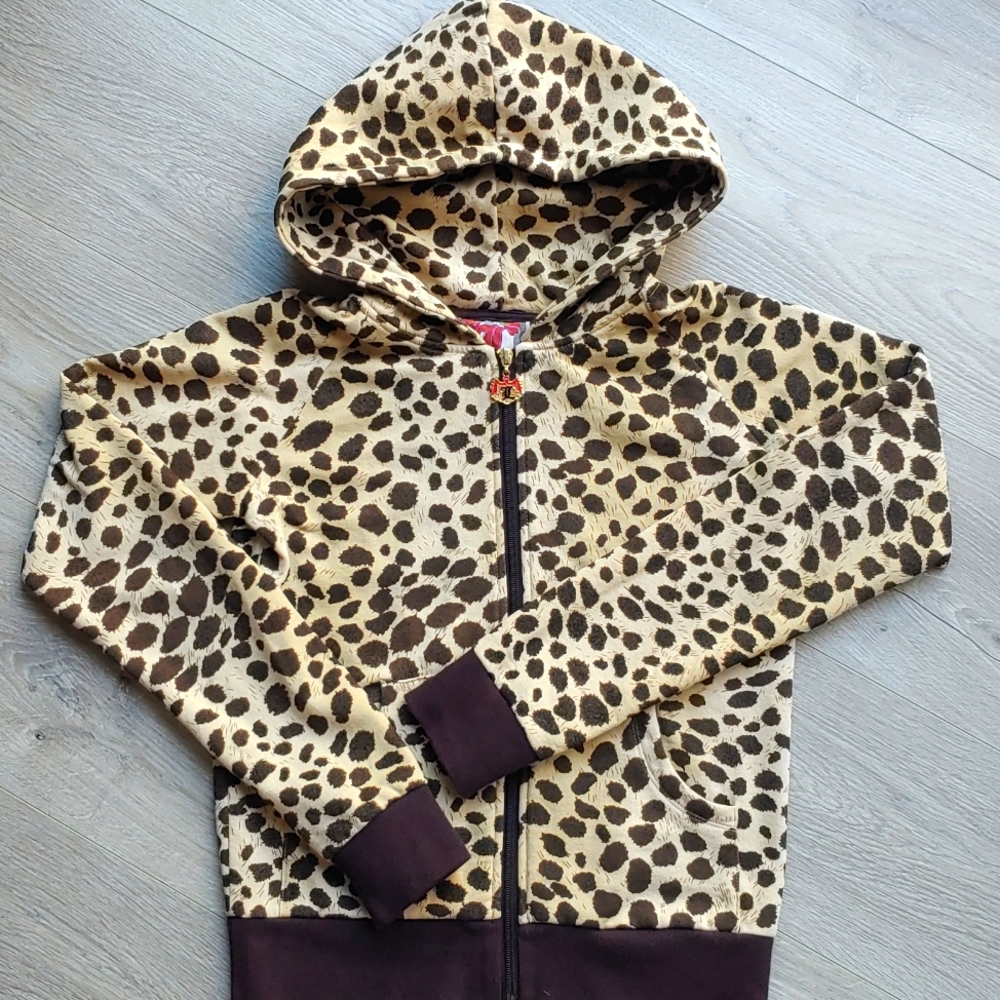 Vintage L.A.M.B. 100% Cotton Hoodie Zip Up Sweatshirt EUC size Small